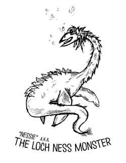 Nessie Coloring Page