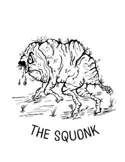 Squonk Coloring Page